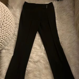 WHBM black classic boot cut slack. Size 2